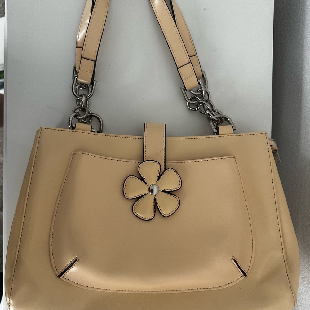 Yellow Flower Accent Women's Bag